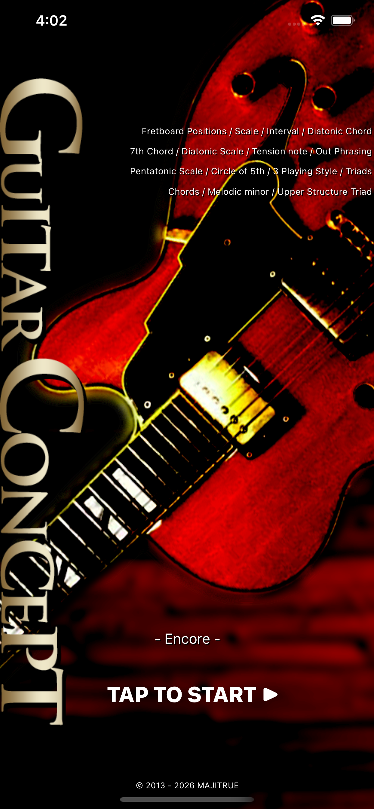 GUITAR CONCEPT スクリーンショット